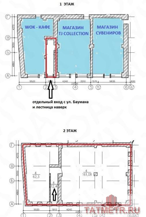 Коммерческая / Аренда / Торговые помещения, Казань, Баумана улица, 220 000 Аренда помещения по улице Баумана. Помещение расположено на лучшем отрезке улицы Баумана, основного торгового... - 3