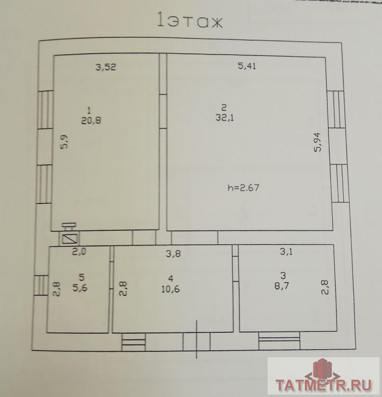Продажа / Дома и коттеджи, Казань, 2-я Давликеевская улица, 4 799 000 Казань г, Приволжский, 2-я Давликеевская улица , продается дом, 7 соток, общ. пл. дома 150 кв.м., 2 санузла, нет,... - 47