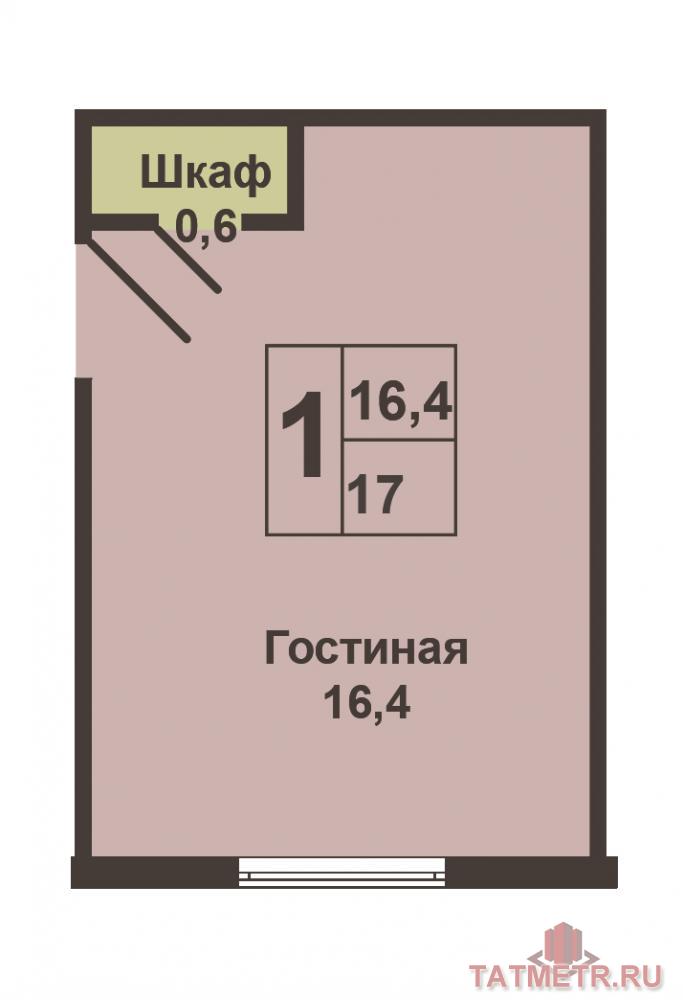 Продажа / Комнаты, Зеленодольск, Северная улица, 490 000 г.Зеленодольск, город, ул.Северная, д.5. Продаю в городе Зеленодольске комнату по ул Северной, светлая уютная комната... - 6