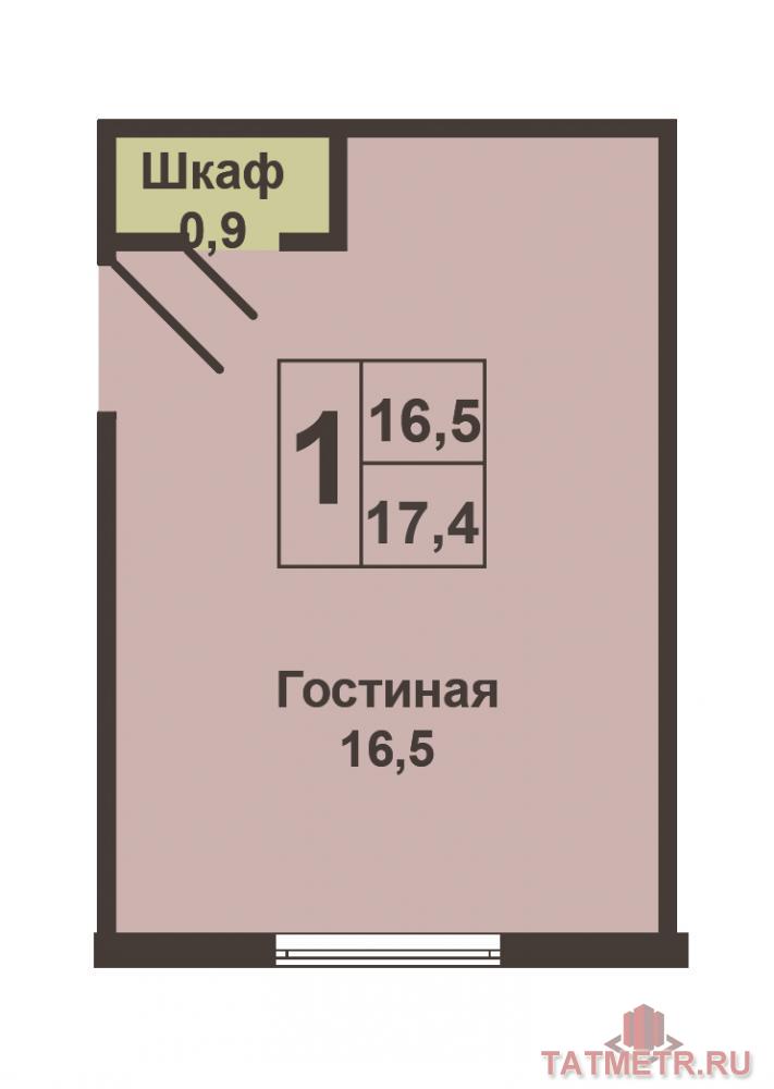 г.Зеленодольск, город, ул.Северная, д.5.Продаю в городе Зеленодольске комнату по ул Северной, светлая уютная комната... - 5