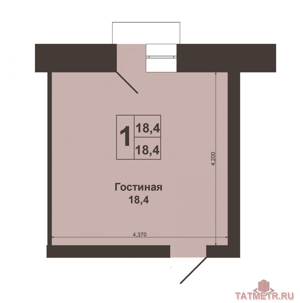 Вахитовский район ул. Ватутина дом 1 Выставлена на продажу комната 18,4 кв.м. в 3-х комнатной квартире на 2/3... - 5