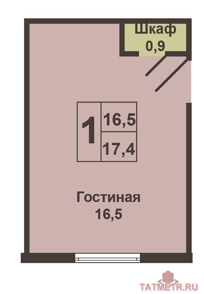 Продажа / Комнаты, Зеленодольск, Северная улица, 580 000 Зеленодольск, город, ул. Северная 5. Продается хорошая, очень теплая комната в блоке на среднем этаже, свободная от... - 8