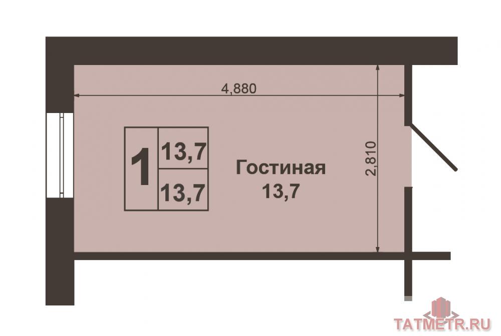Продажа / Комнаты, Казань, Маршала Чуйкова улица, 1 100 000 Казань. Ново-Савиновский район, продается Комната со статусом Квартиры по ул. Маршала Чуйкова, д63 на 7ом этаже, год... - 5