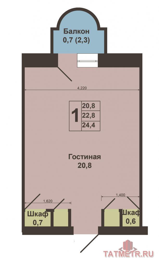Продажа / Квартиры, Казань, Тунакова улица, 1 400 000 Продается гостинка в хорошем состоянии. Казань, ул. Тунакова, 64. Хорошее положение квартиры относительно дома, не...