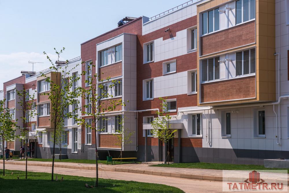 Продажа / Квартиры, Новое Шигалеево, Габдуллы Тукая улица, 1 890 000 Продается однокомнатная квартира площадью 35.23 / 17.36 / 9.63 кв.м. в жилом комплексе 'Царево Village' в прекрасном... - 4