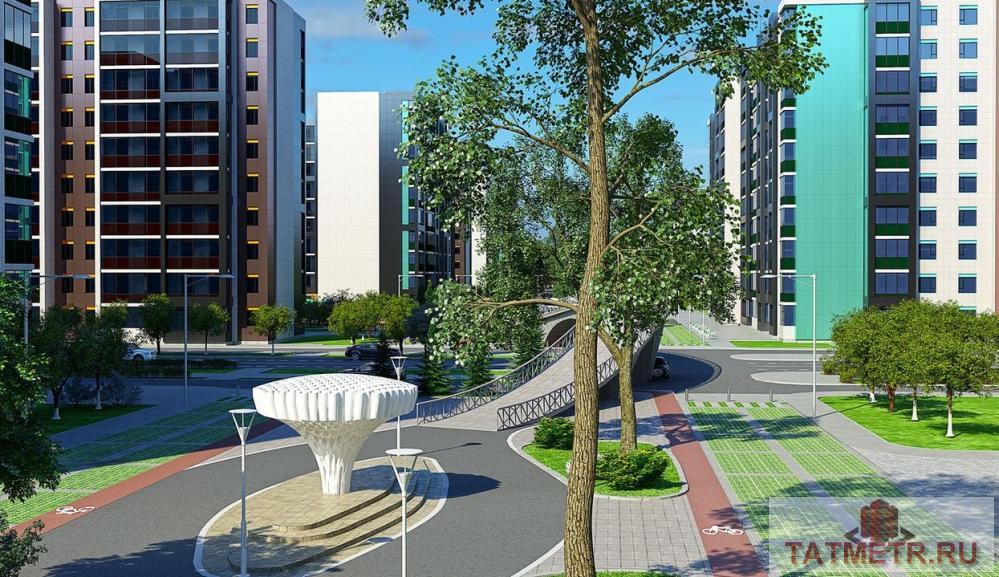 Продажа / Квартиры, Казань, Николая Ершова улица, 3 990 000 Продается однокомнатная квартира площадью 44.11 / 17.84 / 12.63 кв.м. в престижном жилом комплексе «Art City». Это... - 8