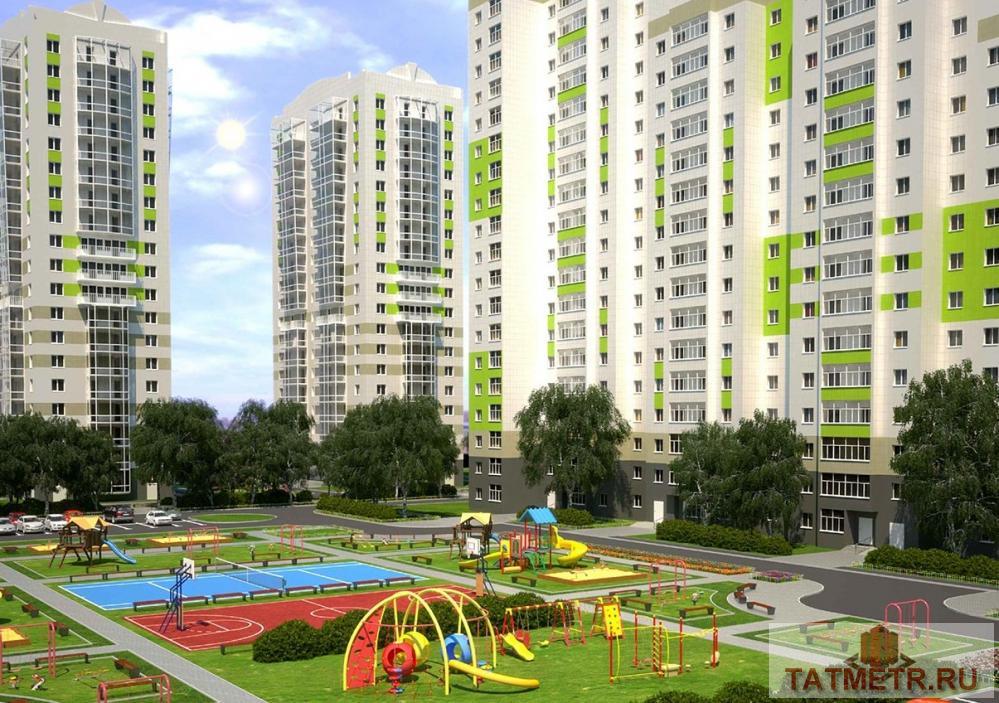 Продажа / Квартиры, Казань, Залесная улица, 1 711 080 Продается однокомнатная квартира площадью 35.28 / 16.90 / 9.06 кв.м. в жилом комплексе 'Залесный Сити'. Планировка... - 4