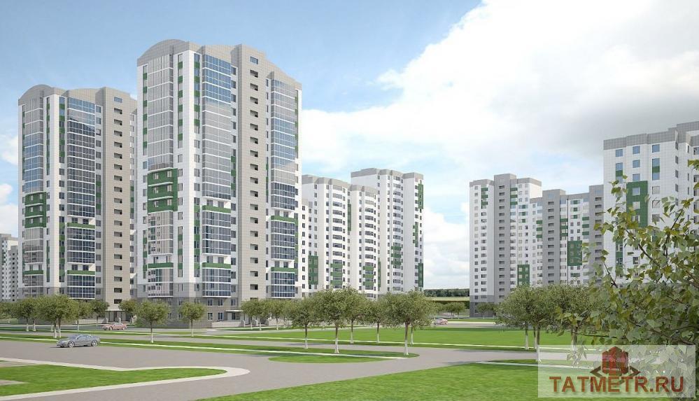 Продажа / Квартиры, Казань, Залесная улица, 2 332 320 Продается двухкомнатная квартира площадью 48.59 / 26.49 / 8.22 кв.м. в жилом комплексе 'Залесный Сити'. Планировка... - 5