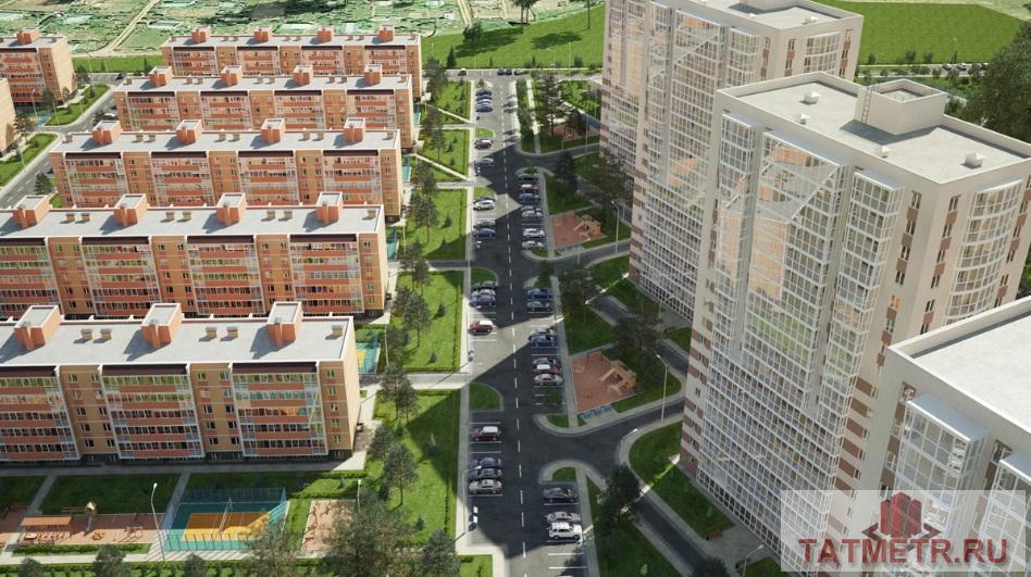 Продажа / Квартиры, Казань, Сиреневая улица, 2 990 820 Продается трехкомнатная квартира площадью 71.21 / 43.06 / 10.78 кв.м. в жилом комплексе 'Южный парк' в прекрасном,... - 4