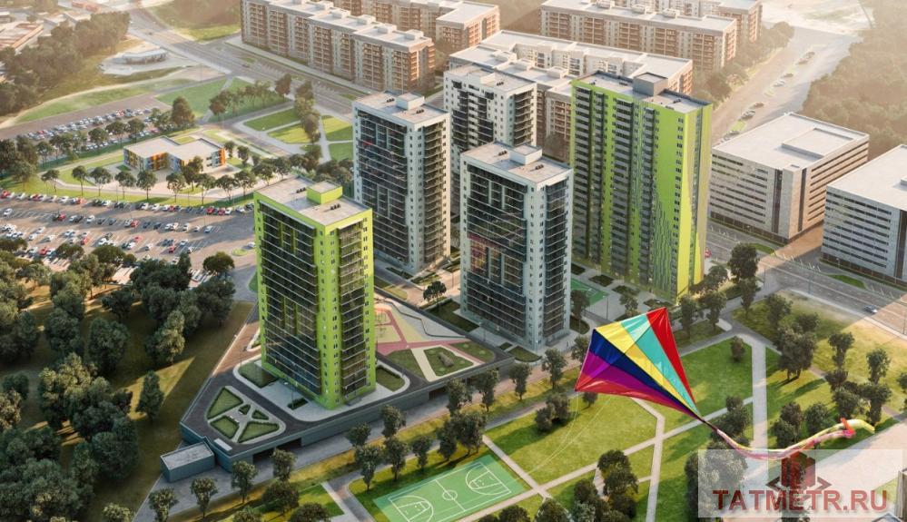 Продажа / Квартиры, Казань, Рауиса Гареева улица, 2 273 040 Продается однокомнатная квартира площадью 36.96 кв.м. в ЖК 'Сказочный лес' в Приволжском районе (дом 'Черемуха').... - 5