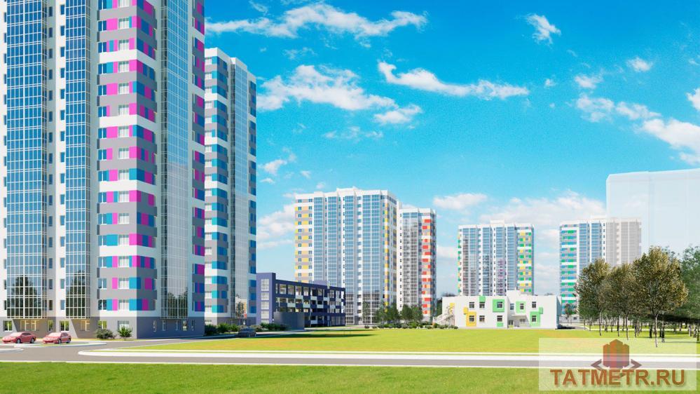 Продажа / Квартиры, Казань, Зирекле улица, 2 323 200 Продается однокомнатная квартира площадью 36.30 кв.м. в жилом комплексе 'Green'. Это новый жилой комплекс от...