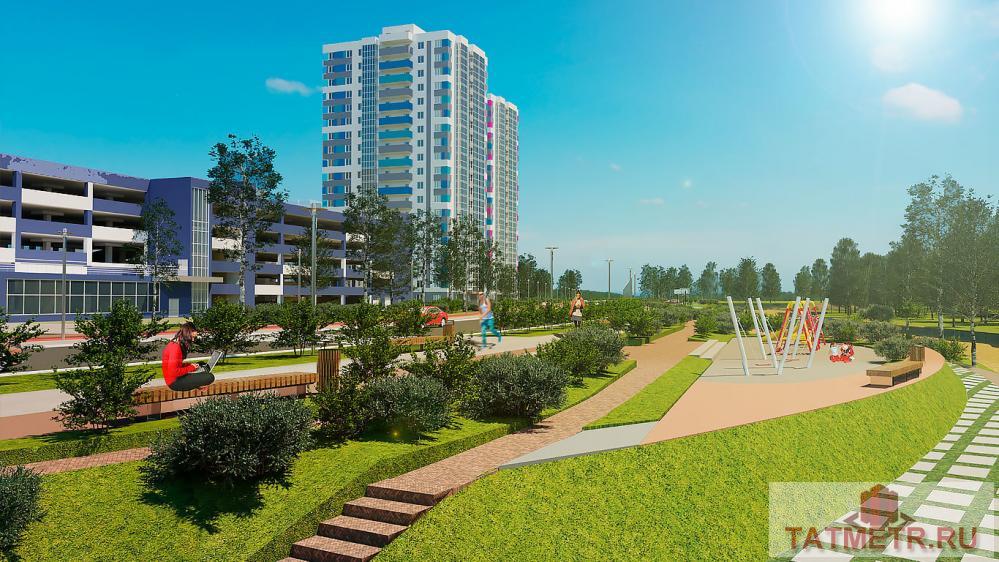Продажа / Квартиры, Казань, Зирекле улица, 2 323 200 Продается однокомнатная квартира площадью 36.30 кв.м. в жилом комплексе 'Green'. Это новый жилой комплекс от... - 3