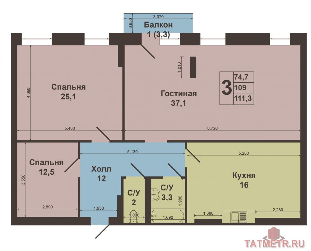 Продажа / Квартиры, Казань, Московская улица, 7 500 000 Вахитовский район, ул. Московская,д. 26/31 (Чернышевского). В самом центре г. Казань, недалеко от метро Кремлёвская и... - 11