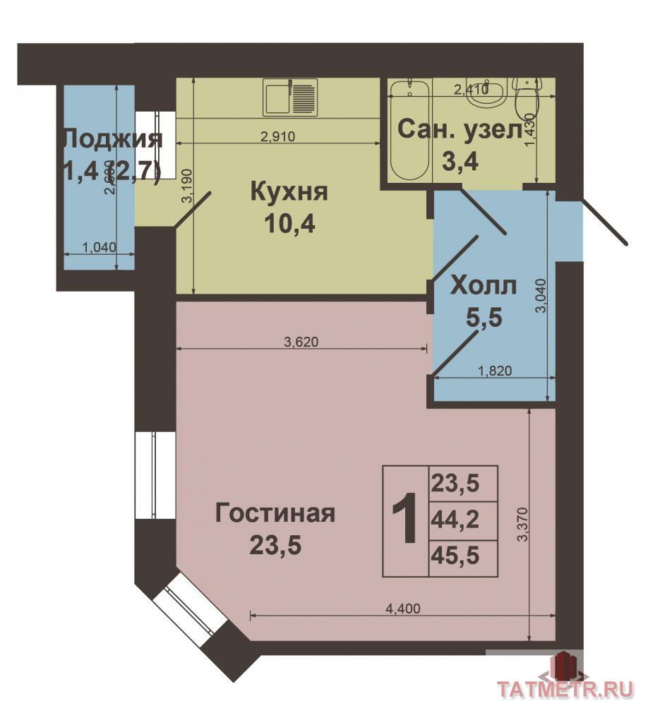 Продажа / Квартиры, Казань, Дубравная улица, 3 600 000 Внимание! Отличное предложение на рынке недвижимости! Продам однокомнатную квартиру в Приволжском районе на... - 7