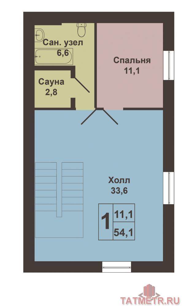 Продажа / Дома и коттеджи, Казань, Дмитрия Менделеева улица, 5 200 000 Советский район, ул. Менделеева, д. 20а. Продается квартира с отличным ремонтом в таунхаусе общей площадью 108, 9... - 17