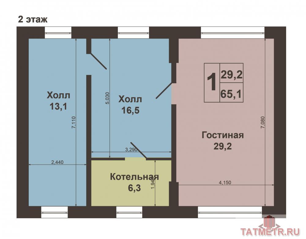 Продажа / Дома и коттеджи, Казань, Дорожная улица (Самосырово), 5 999 000 Советский район, ЖМ Самосырово, ул. Дорожная. Продается теплый, просторный 2 –х этажный кирпичный дом в поселке... - 20