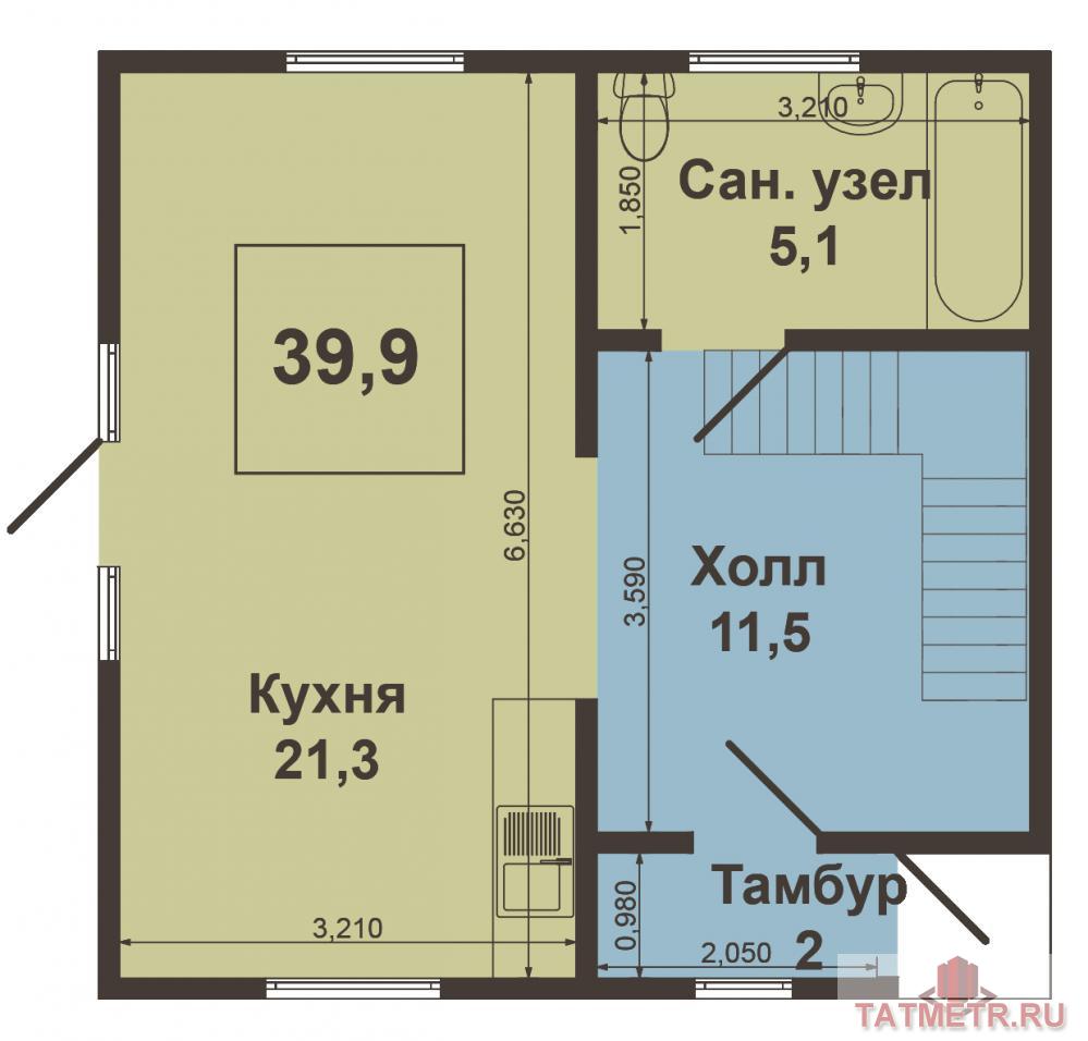 Продажа / Дома и коттеджи, Шигали, Теплая улица, 2 590 000 Продается 2-х этажный ДОМ в экологически чистом месте, где рядом красивое озеро, лес и родник. Находится он на... - 15