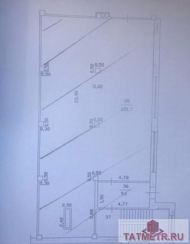 Коммерческая / Продажа / Торговые помещения, Казань, Чистопольская улица, 33 200 000 Продам помещение свободного назначения 231,7 кв.м. в Торгово-Административном центре Арго, на первом этаже, с двумя... - 3