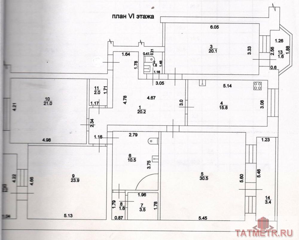 Продажа / Элитное жилье, Казань, Марселя Салимжанова улица, 12 300 000 Продаю 4- х комнатную квартиру в центре города На улице Марселя Салимжанова д. 15/8в, Вахитовский район, г. Казань.... - 7