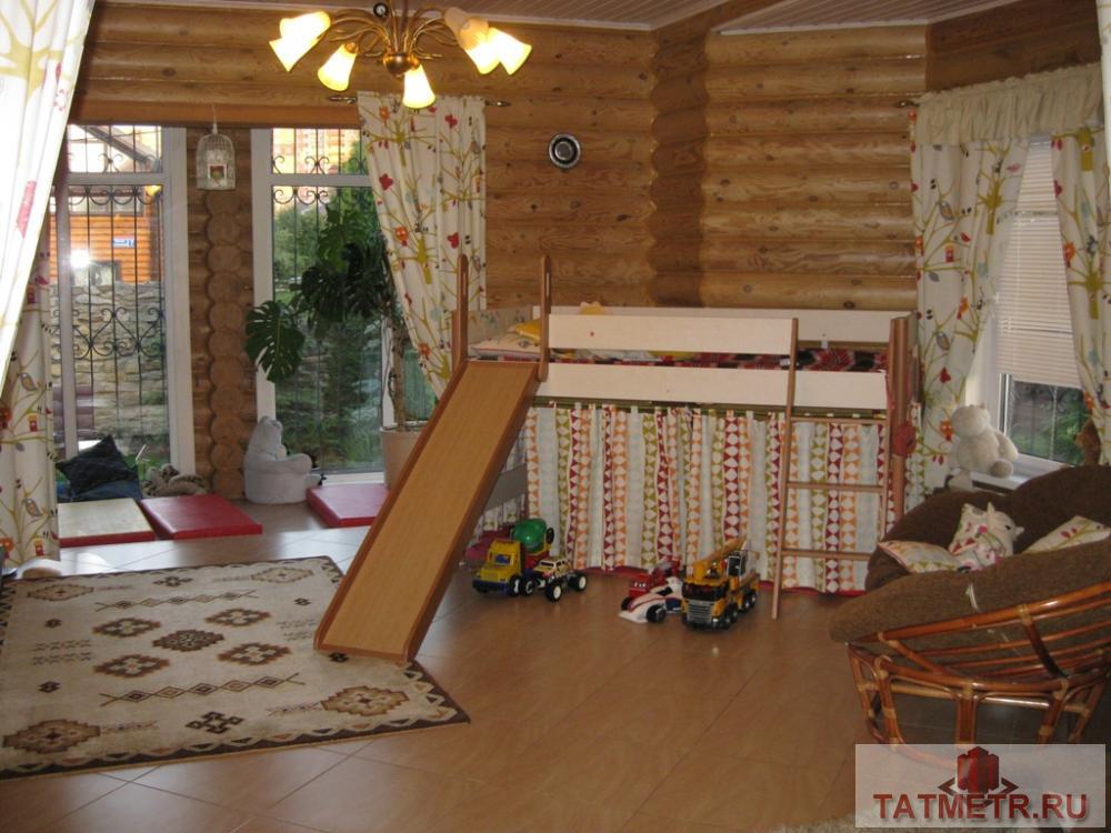Продажа / Дома и коттеджи, Казань, Тюлячинская улица, 17 000 000 Предлагается на продажу экологически благоприятный коттедж из оцилиндрованого бревна площадью 442 кв.м., на... - 12
