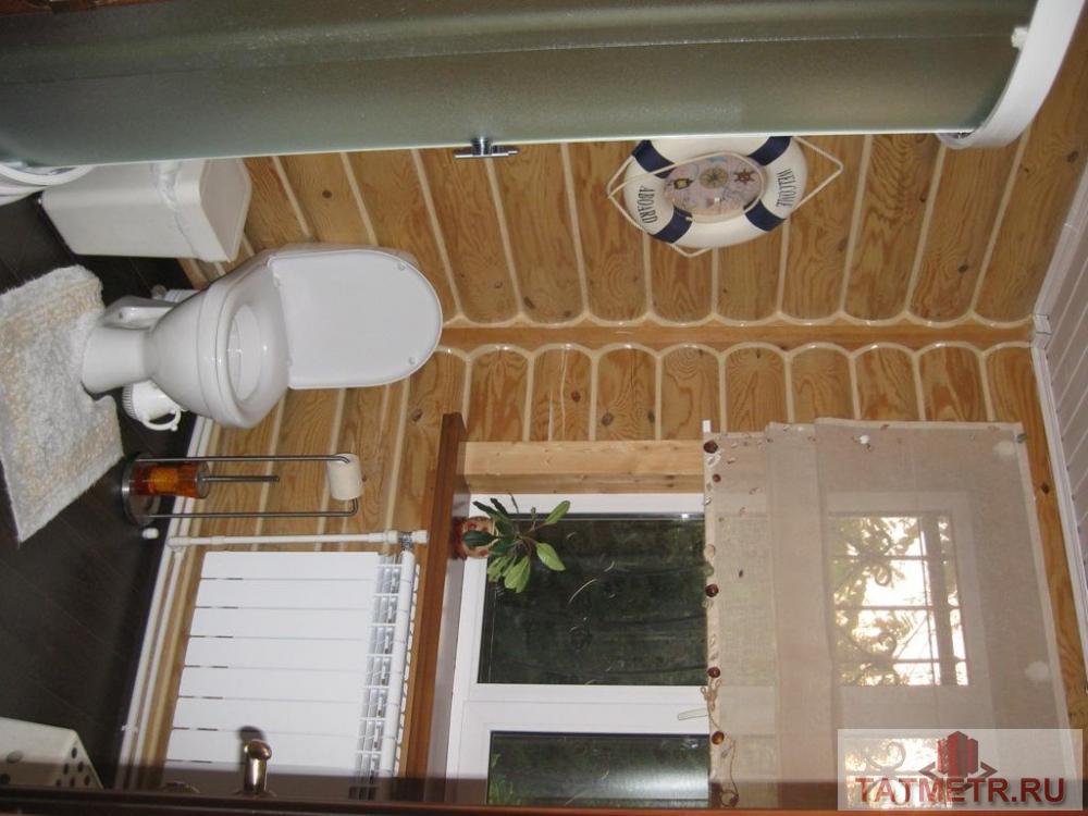 Продажа / Дома и коттеджи, Казань, Тюлячинская улица, 17 000 000 Предлагается на продажу экологически благоприятный коттедж из оцилиндрованого бревна площадью 442 кв.м., на... - 32
