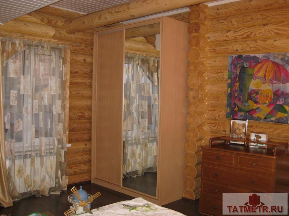 Продажа / Дома и коттеджи, Казань, Тюлячинская улица, 17 000 000 Предлагается на продажу экологически благоприятный коттедж из оцилиндрованого бревна площадью 442 кв.м., на... - 55