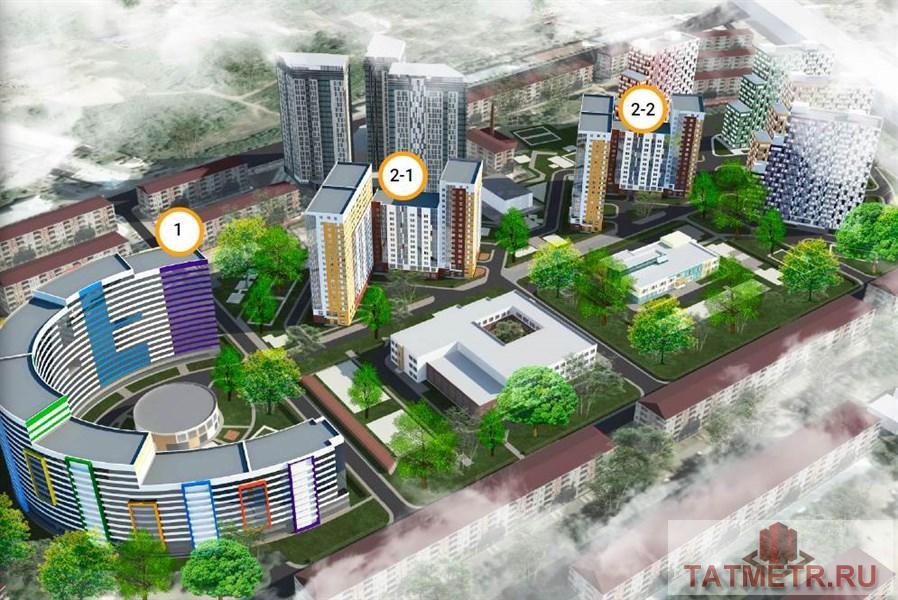 Продажа / Квартиры, Казань, Павлюхина улица, 3 779 400 Новый жилой комплекс 'Возрождение', ул. Павлюхина, дом находится на второй линии за ЖК 'Золотая подкова' вдали от... - 1