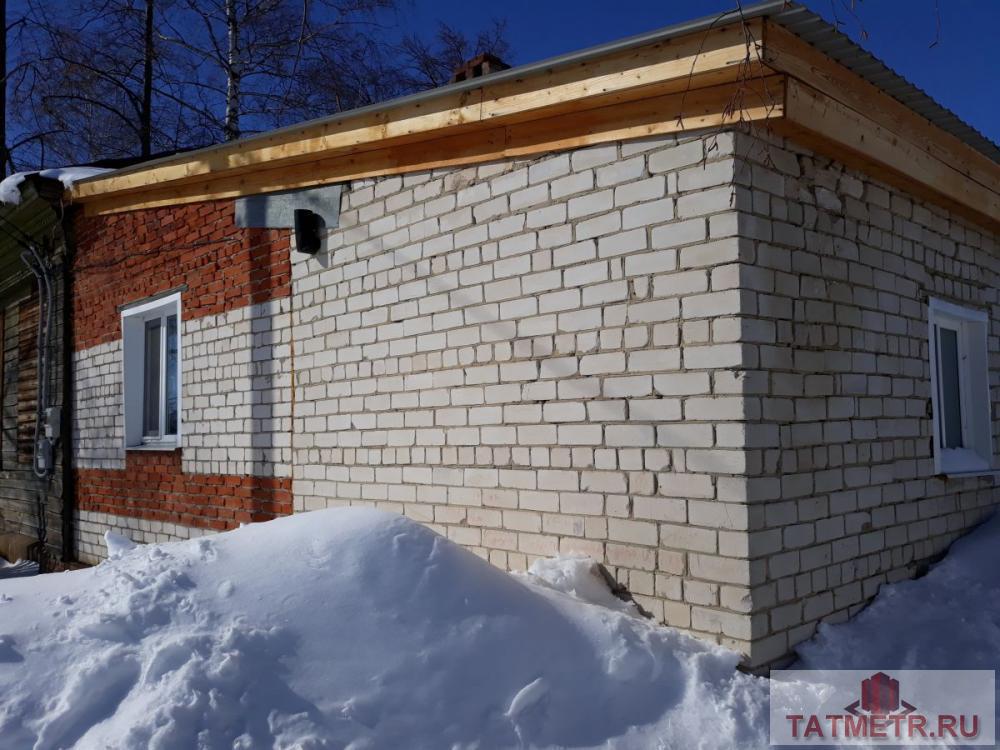 Продажа / Дома и коттеджи, Лаишево, Дзержинского улица, 1 360 000 Одноэтажный деревянный дом с кирпичным пристроем. В доме 3 комнаты, кухня, прихожая и санузел. Прихожая 5.2кв.м.,... - 1