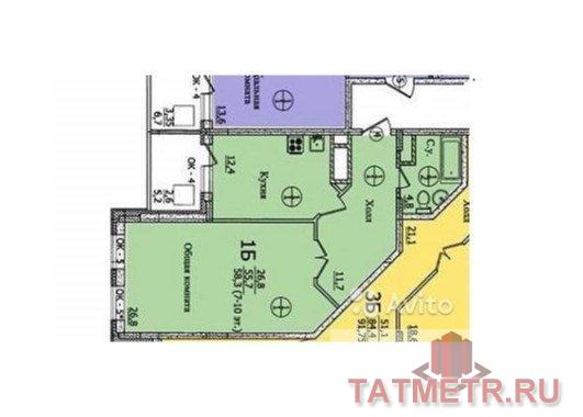 Продажа / Квартиры, Казань, Годовикова улица, 3 280 000 СРОЧНО!!! ДОМ СДАН!!! ТОРГ! Вашему вниманию предлагается однокомнатная квартира 58,3 м2! Жилой комплекс представляет... - 2
