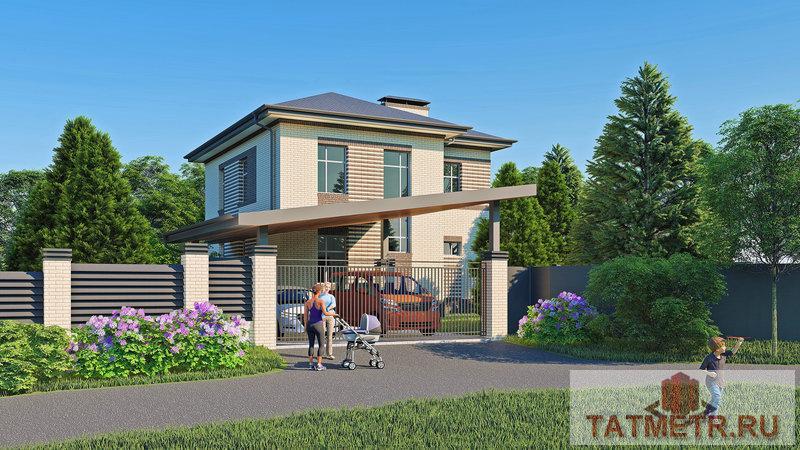 Продажа / Дома и коттеджи, Казань, Туры улица, 10 800 000 ПРОДАЮ 2-х ЭТАЖНЫЙ ШИКАРНЫЙ ДОМ В ПОСЕЛКЕ ВОЗНЕСЕНЬЕ Площадь: 158 м? Участок: 7 соток Комнат: 5 Стены: кирпичные... - 1