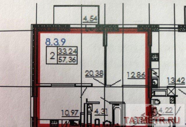 Продажа / Квартиры, Казань, Сибгата Хакима улица, 5 500 000 Продается современная шикарная 2-комнатная квартира в доме элит класса, ЖК 'Современник', от застройщика 'ЮИТ' Общая... - 12