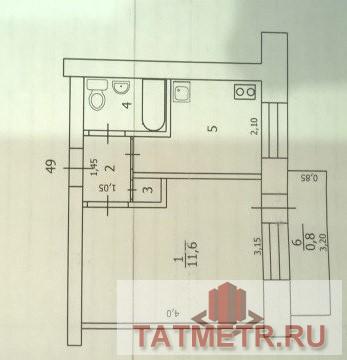 Однокомнатная квартира, в Авиастроительном районе, Челюскина д.64 , в районе станции метро Авиастроительная....