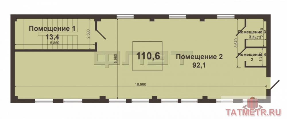 Коммерческая / Аренда / Офисы, Казань, Алтынова улица, 67 900 !Без комиссии! Сдается помещение в Кировском районе свободного назначения. Находиться на втором этаже, отдельно... - 4