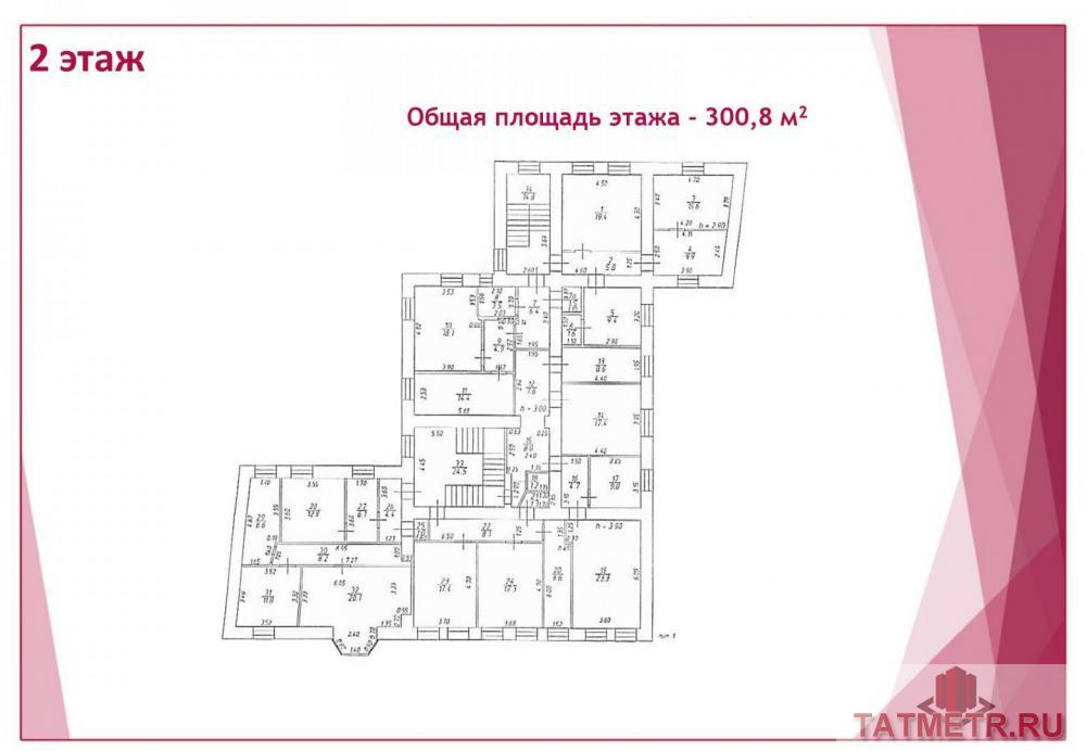 Казань город, Вахитовский, улица Габдуллы Тукая 84, продается Нежилое помещение, общ. пл. 782 кв.м., 1/2 этаж,... - 21