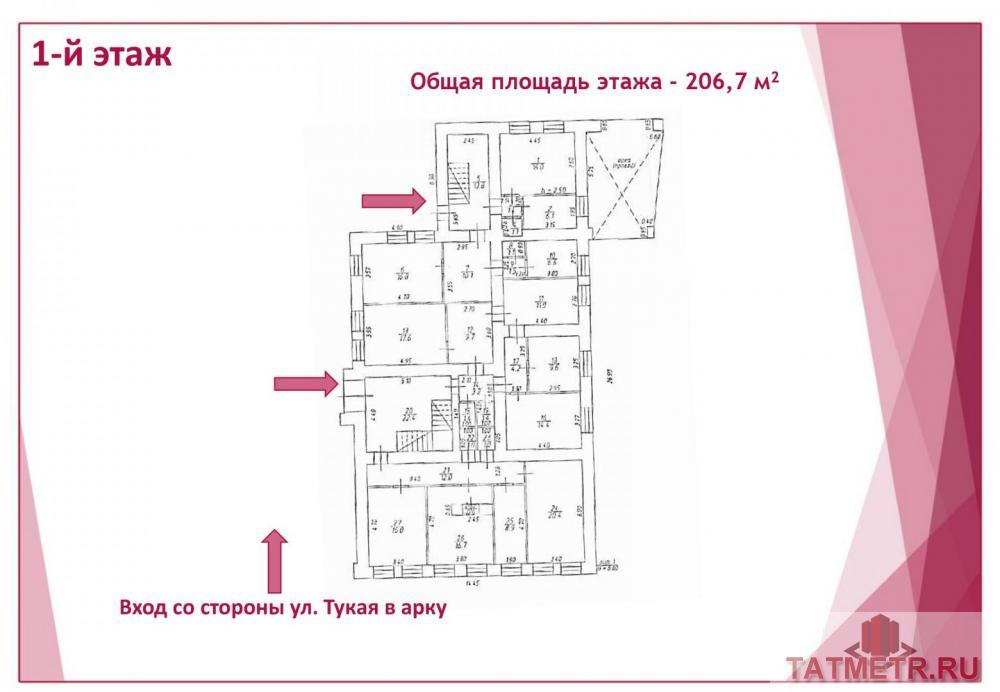 Коммерческая / Продажа / Офисы, Казань, Габдуллы Тукая улица, 49 000 000 Казань город, Вахитовский, улица Габдуллы Тукая 86, продается Нежилое помещение, общ. пл. 509 кв.м., 1/3 этаж,... - 17