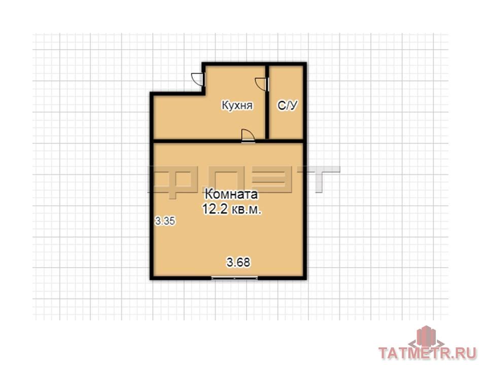 Продажа / Квартиры, Казань, Гвардейская улица, 1 430 000 Советский район, Гвардейская, д. 48 , корпус 2.Продается гостинка в удобном месторасположении, практически центр... - 6