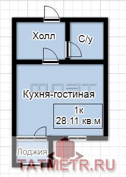 Продажа / Квартиры, Казань, Оренбургский тракт, 1 900 000 Приволжский район, Оренбургский тракт Продается однокомнатная квартира - студия площадью 28, 11 м2 на 11-м этаже 23-х... - 2