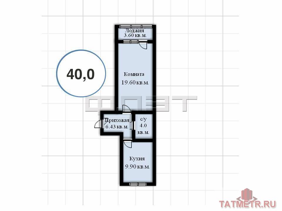 Продажа / Квартиры, Габишево, Советская улица, 1 630 000 Комфортная квартира площадью 40.0 кв.м. ждет тебя!!! Находится на 1 этаже 5 – этажного кирпичного дома в самом... - 5