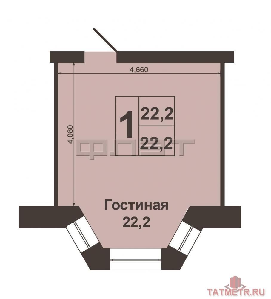 Приволжский район, ул. Газовая 7А. Продам светлую и уютную комнату с очень хорошей площадью 22, 2 кв.м в центре... - 8