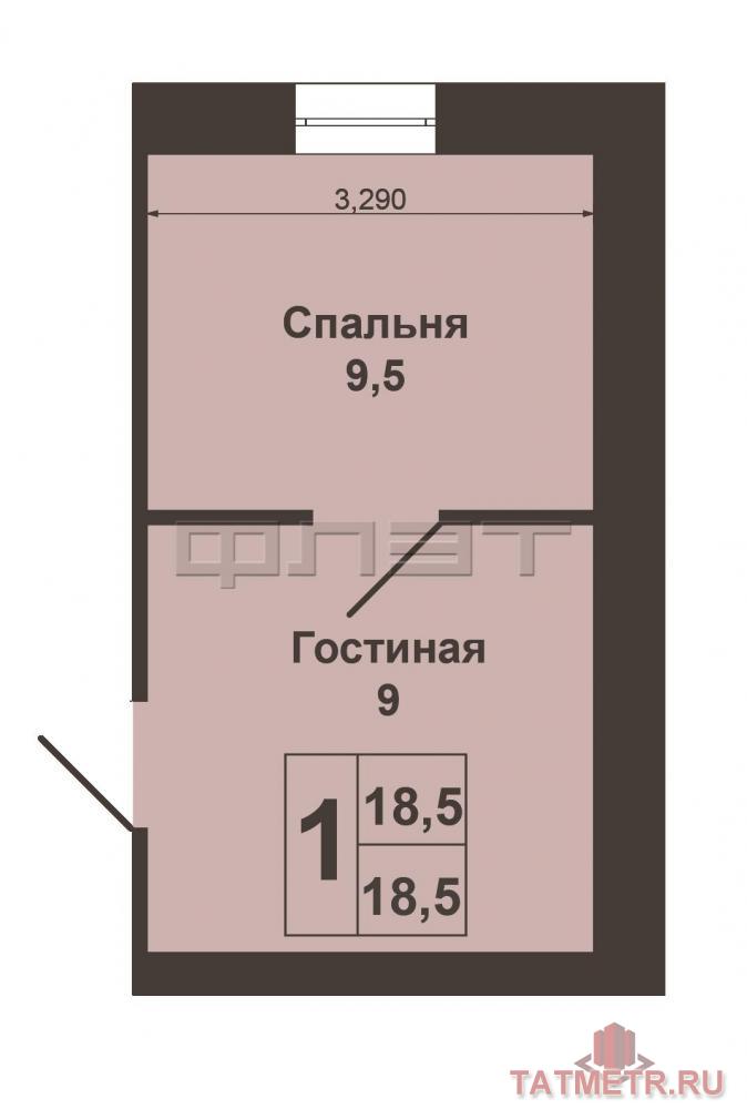 Продажа / Комнаты, Казань, Братьев Касимовых улица, 1 250 000 Продается очень уютная и теплая комната площадью 18, 5 кв.м. Сделан продуманный до мелочей ремонт, натяжной потолок,... - 8