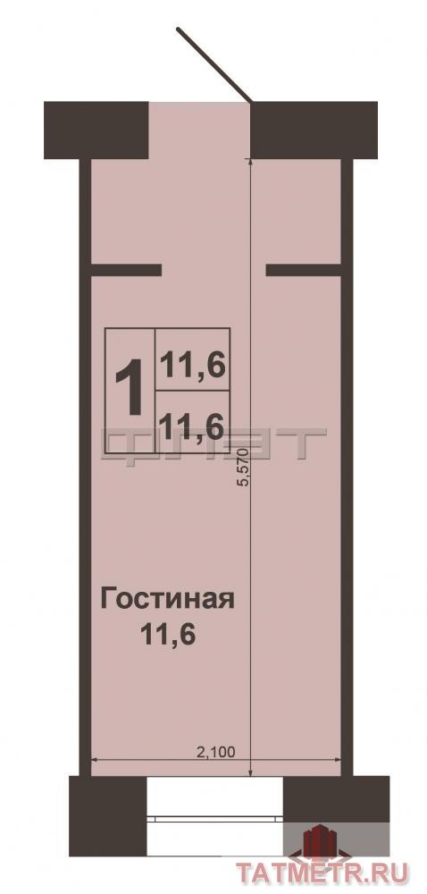 Продажа / Комнаты, Казань, Халезова улица, 700 000 Советский район, ул.Халезова Продается комната площадью -11.6 кв.м. в 5ти комнатной квартире в кирпичном доме. Дом... - 7