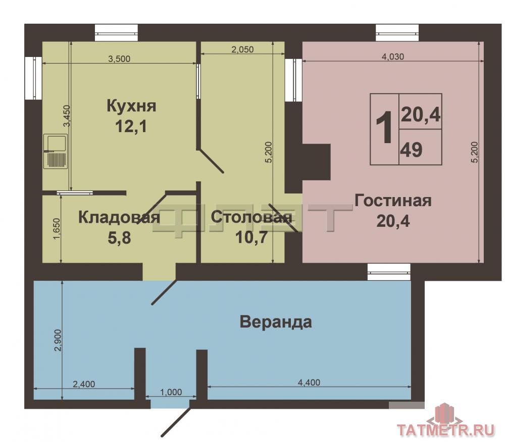 Продажа / Дачи, Казань, Лагерная улица, 800 000 Внимание!!! Кировский район СНТ «Лагерная» продается земельный участок 5, 63 сотки. На участке кирпичный дом обшитый... - 6