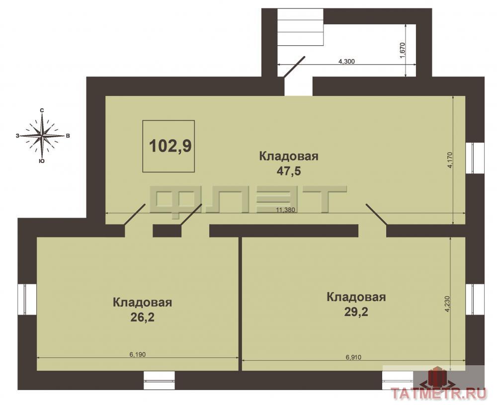 Продажа / Дома и коттеджи, Казань, Залесная улица, 10 500 000 Представляем вашему вниманию дом в коттеджном поселке «Лесная Слобода». Элитный поселок расположен в Кировском районе... - 14