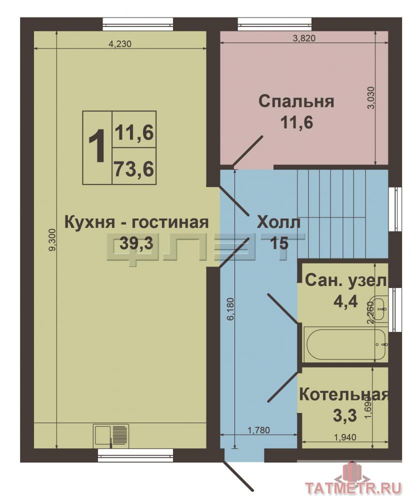 Продажа / Дома и коттеджи, Пермяки, Ягодная улица, 3 000 000 Отличное предложение! Предлагаю вашему вниманию всего в десяти километрах от города Казани в экологическом чистом... - 11