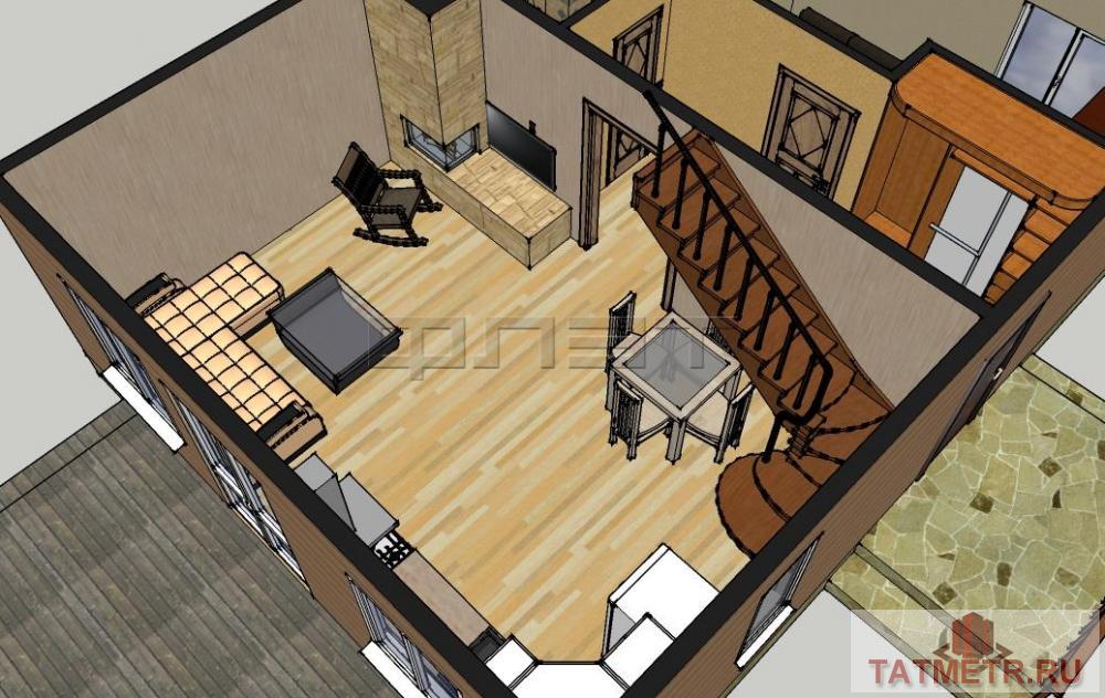 Продажа / Дома и коттеджи, Казань, Бэйге улица (Кульсеитово), 3 000 000 Продается новый дом в поселке Кульсеитово! Загородный дом 111 кв.м. в Советском районе города Казани, со всеми... - 5