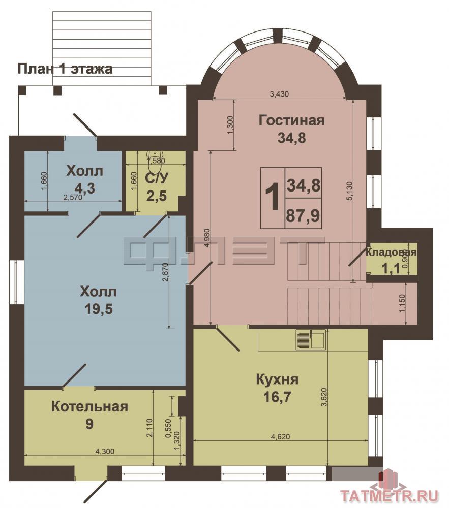 Продажа / Дома и коттеджи, Ореховка, Солнечная улица, 6 900 000 УНИКАЛЬНОЕ предложение! Поселок Ореховка! Улица Солнечная! Продается двухэтажный дом общей площадью 166, 8 кв.м.... - 3