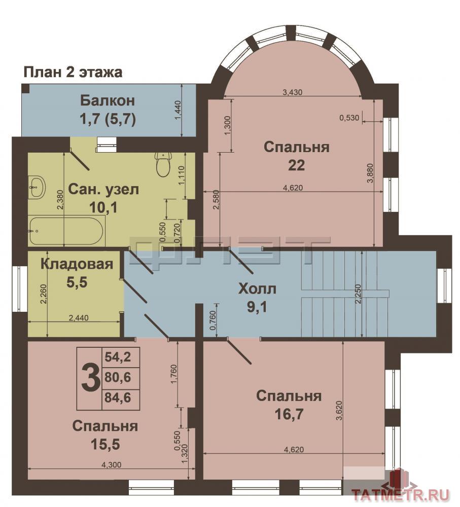 Продажа / Дома и коттеджи, Ореховка, Солнечная улица, 6 900 000 УНИКАЛЬНОЕ предложение! Поселок Ореховка! Улица Солнечная! Продается двухэтажный дом общей площадью 166, 8 кв.м.... - 4