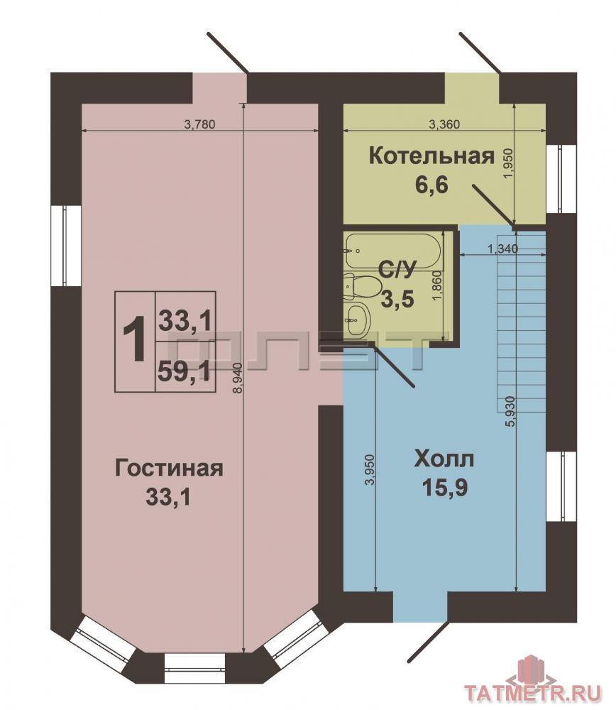 Продажа / Дома и коттеджи, Берновые Ковали, Центральная улица, 4 200 000 Продаем большой и светлый кирпичный дом в дер. Берновые Ковали (рядом с п. Шигали). Дом двухэтажный, общей площадью... - 12