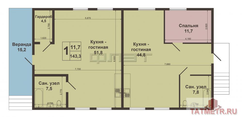 Продажа / Дома и коттеджи, Высокая Гора, Совхозная улица, 5 000 000 Продаем большой, уютный, светлый дом из клееного бруса в п.Высокая Гора, на ул Совхозная. Дом двухэтажный (9x16)... - 9