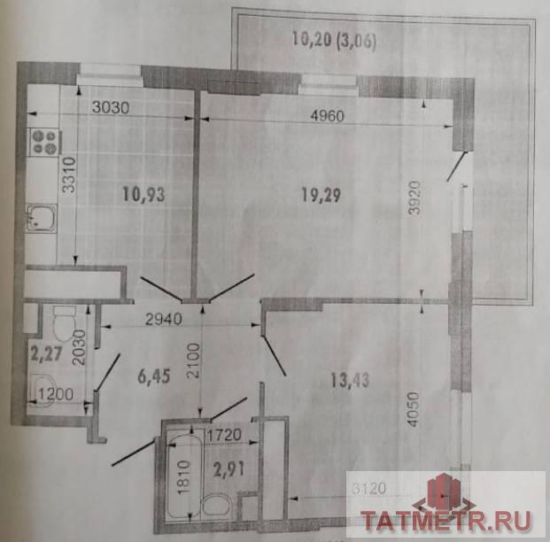 Продажа / Квартиры, Казань, Победы проспект, 5 200 000 ДОМ СДАН! Право собственности зарегистрировано. Блок-секция – 14. Предлагаю Вашему вниманию двухкомнатную квартиру в... - 11
